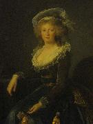 eisabeth Vige-Lebrun Portrait of Maria Teresa of Naples and Sicily oil on canvas
